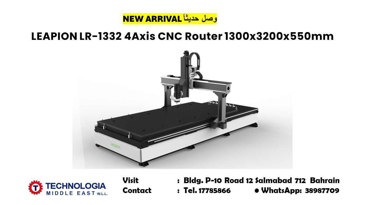LEAPION LR 1332 4 AXIS CNC ROUTER 1300X3200X550mm